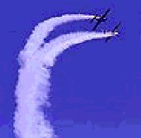 [Global-Fed dive bombers in action...]